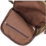 Мужская текстильная сумка-барсетка оливкового цвета Vintage 2422238 - 6
