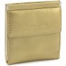 Модний жіночий гаманець із натуральної шкіри золотистого кольору на кнопці Marco Coverna 68625 - 1