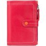 Червоний жіночий гаманець з натуральної шкіри зі світлим рядком Visconti Malabu 68825 - 10