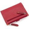 Червоний жіночий гаманець з натуральної шкіри зі світлим рядком Visconti Malabu 68825 - 4