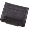 Чорний гаманець з натуральної шкіри з вираженою зернистістю Tony Bellucci (12433) - 4