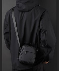 Чоловіча текстильна барсетка чорного кольору Confident 90726