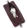 Марсалова довга жіноча ключниця із натуральної шкіри флотар ST Leather 70826 - 3