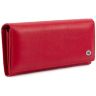 Червоний шкіряний гаманець на магнітній фіксації ST Leather (16808) - 1