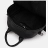 Жіночий рюкзак-сумка з натуральної шкіри флотар чорного кольору Keizer 71526 - 5