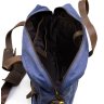 Синяя текстильная мужская сумка с секцией под ноутбук 15 дюймов TARWA (19939) - 2