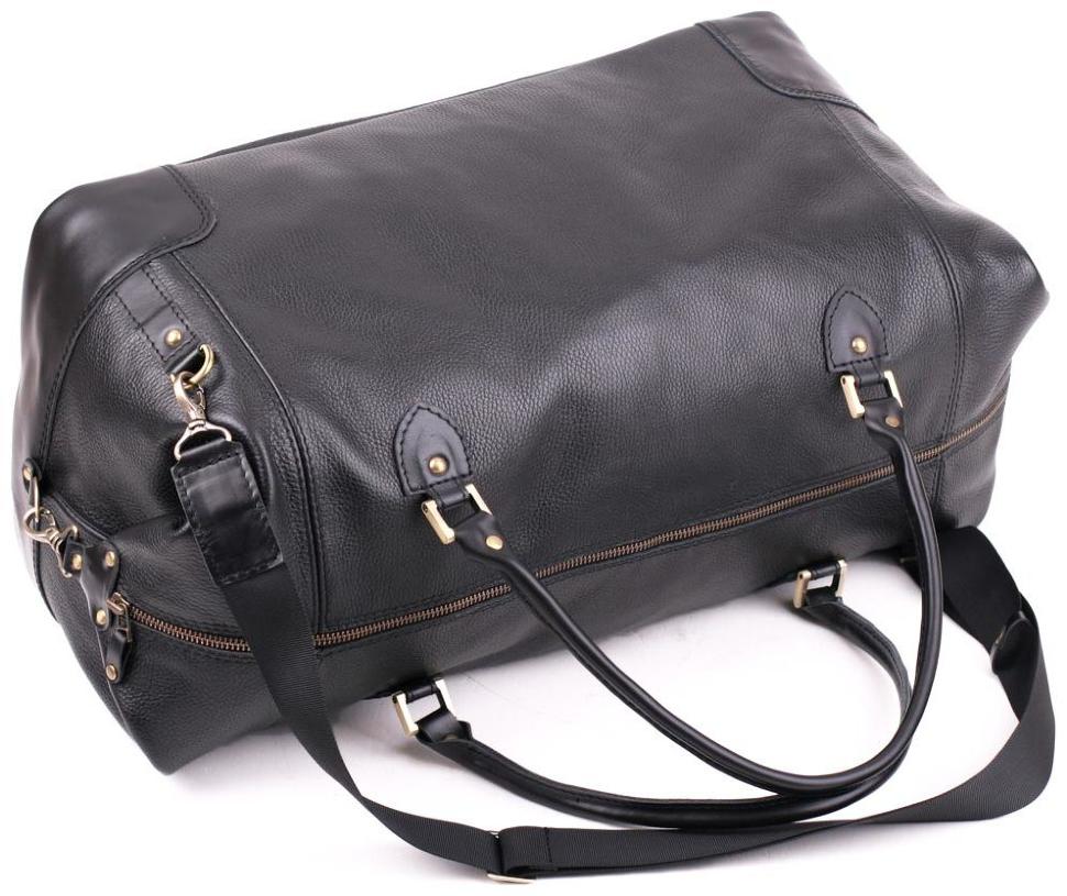 Дорожня велика сумка з натуральної шкіри флотар Travel Leather Bag (11002)