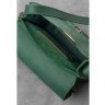 Женская бохо-сумка из натуральной кожи зеленого цвета BlankNote Лилу (12622) - 7