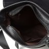 Надежная мужская сумка-мессенджер из фактурной кожи черного цвета Tiding Bag (15805) - 5