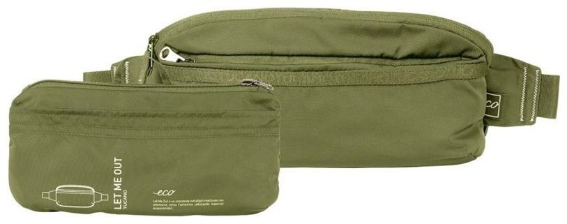 Сумка через плече, розкладна, Tucano Let Me Out Crossbody, зелена modnotak фото №1