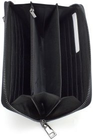 Чорний класичний чоловічий клатч із натуральної шкіри ST Leather 73826