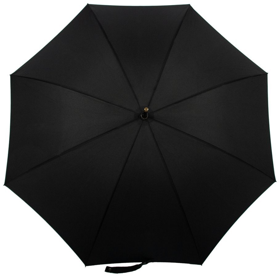 Мужской зонт-трость Fulton Consul G808 Black (Однотонный черный) 93826 modnotak фото №4
