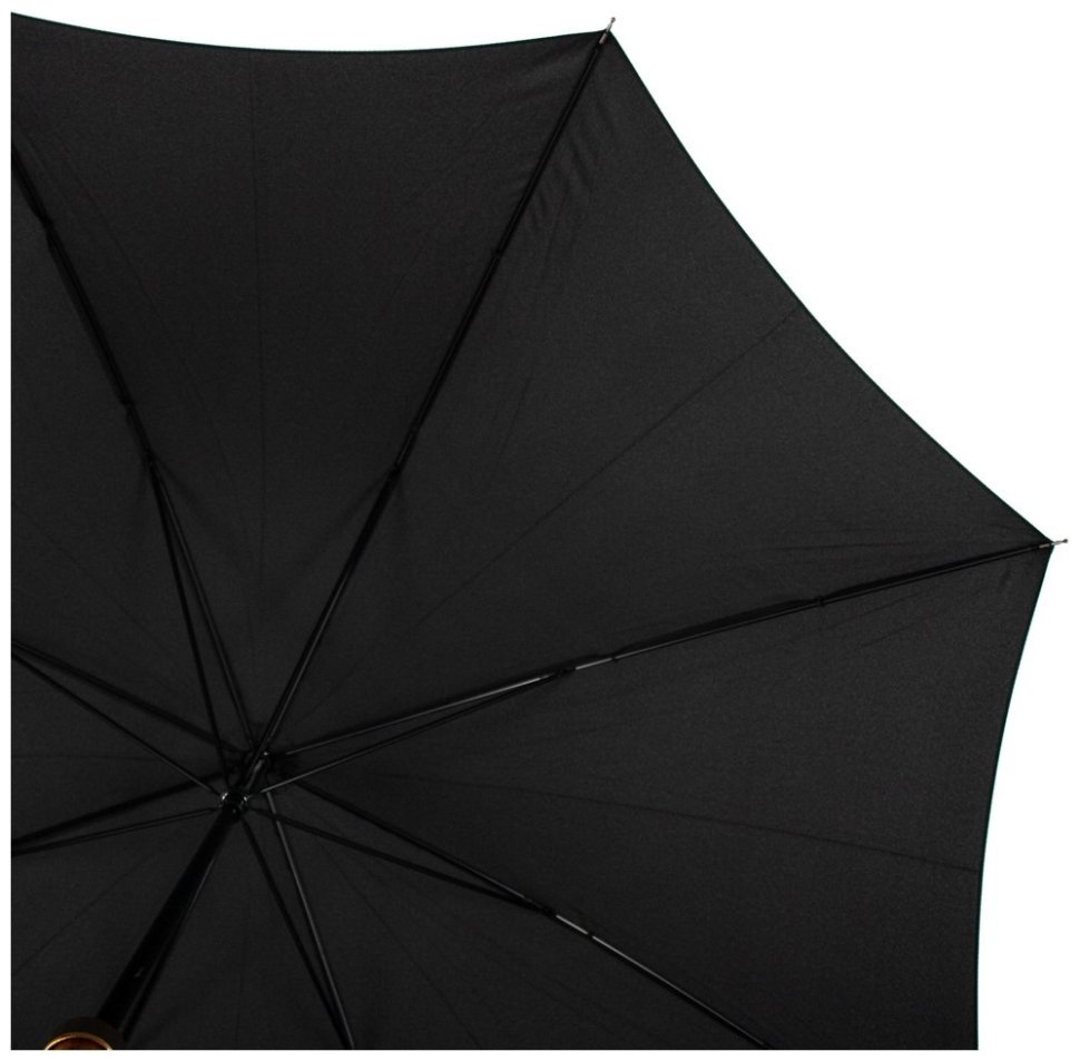 Мужской зонт-трость Fulton Consul G808 Black (Однотонный черный) 93826 modnotak фото №8