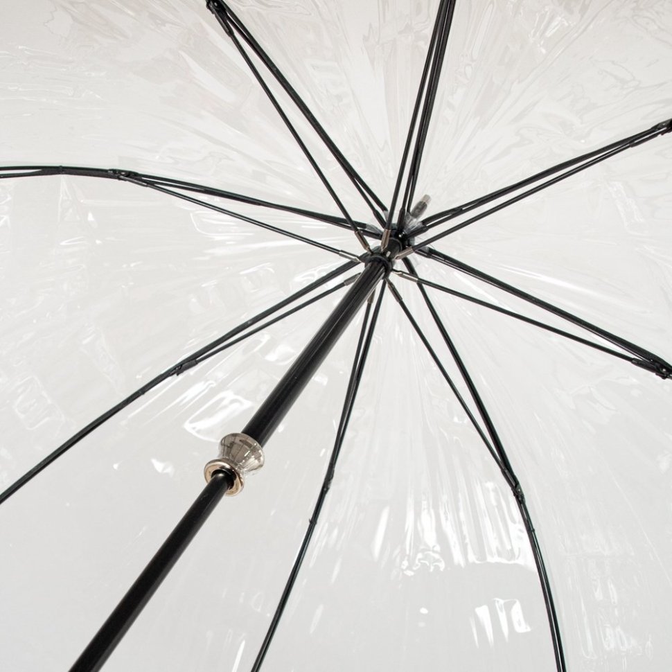 Женский зонт-трость Fulton L866 Birdcage-2 Luxe Natural Leopard (механика, прозрачный с леопардовым принтом) 93926 фото №9 Женский зонт-трость Fulton L866 Birdcage-2 Luxe Natural Leopard (механика, прозрачный с леопардовым принтом) 93926 modnotak фото №9