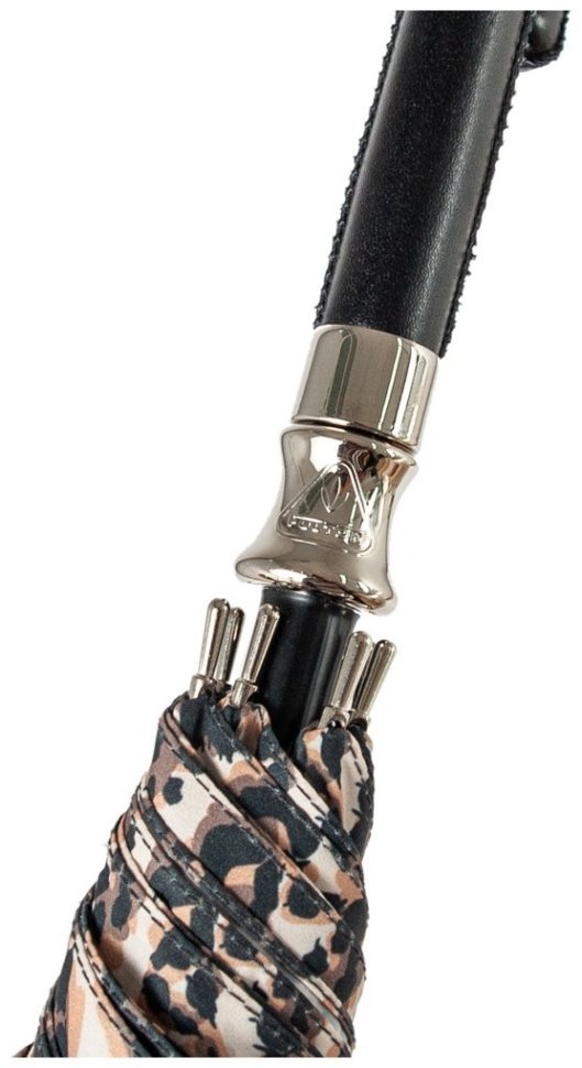 Женский зонт-трость Fulton L866 Birdcage-2 Luxe Natural Leopard (механика, прозрачный с леопардовым принтом) 93926 фото №12 Женский зонт-трость Fulton L866 Birdcage-2 Luxe Natural Leopard (механика, прозрачный с леопардовым принтом) 93926 modnotak фото №12