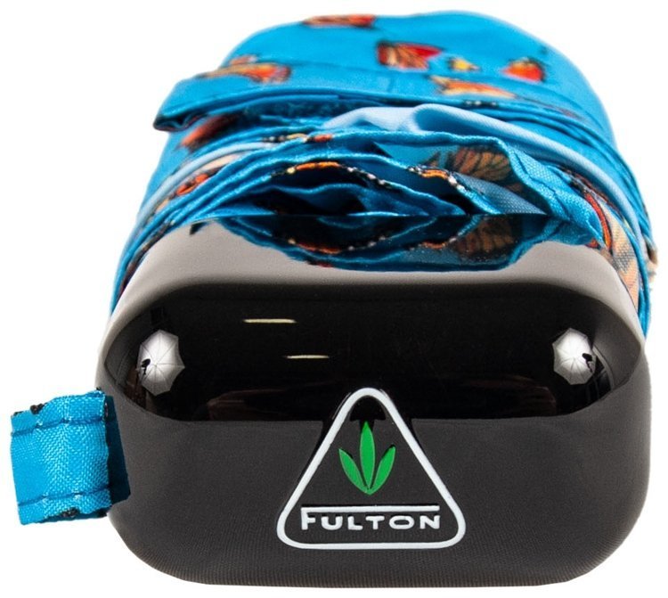 Зонт женский Fulton L501-040836 Tiny-2 Monarch Butterflies (Голубой с принтом бабочек Монарх, механика) 94226 modnotak фото №8