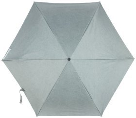 Жіноча парасолька Fulton L924-040058 Parasoleil-2 UV Charcoal Chambray (Однотонна сіра, складана, механіка, захист UPF 50+) 94326