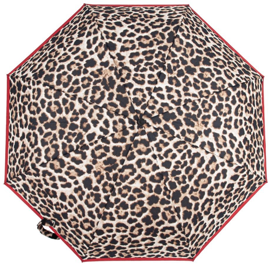 Зонт женский складной Fulton Minilite-2 L354 Lusterous Leopard (механика, с принтом леопарда) 95426 modnotak фото №5