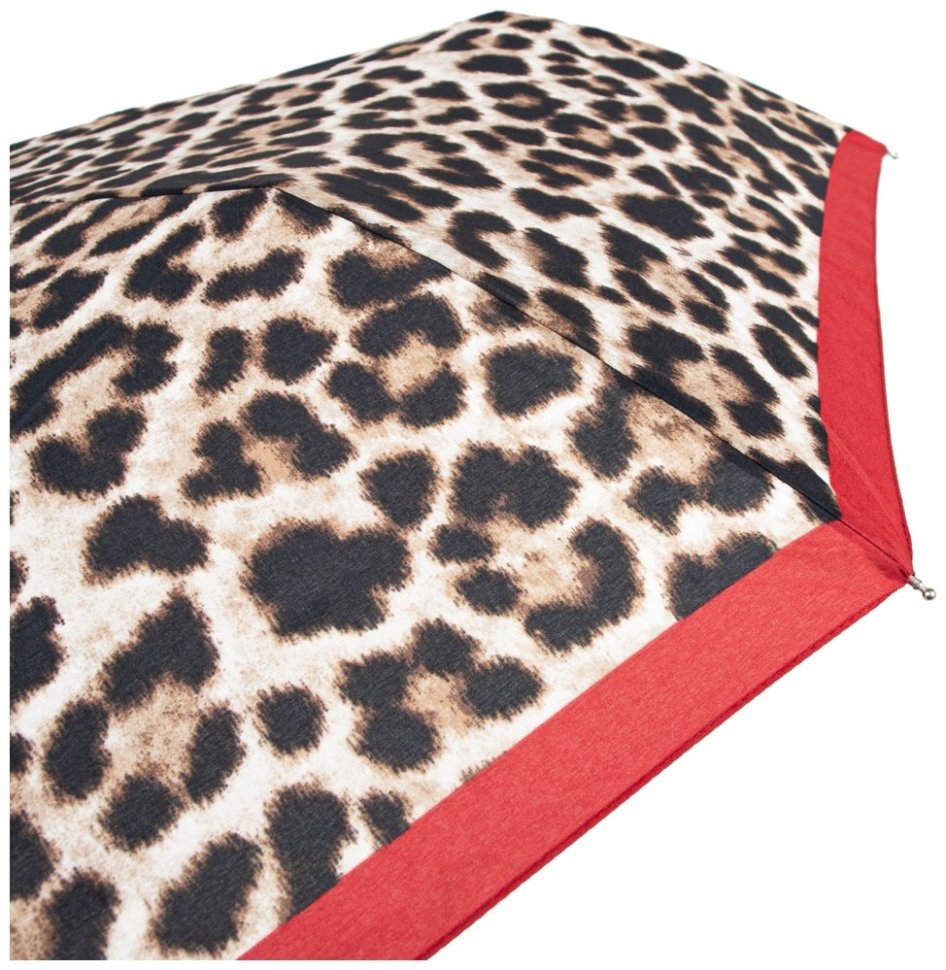 Зонт женский складной Fulton Minilite-2 L354 Lusterous Leopard (механика, с принтом леопарда) 95426 modnotak фото №10