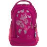 Стильный школьный рюкзак для девочек из текстиля с бабочками Bagland (55726) - 1