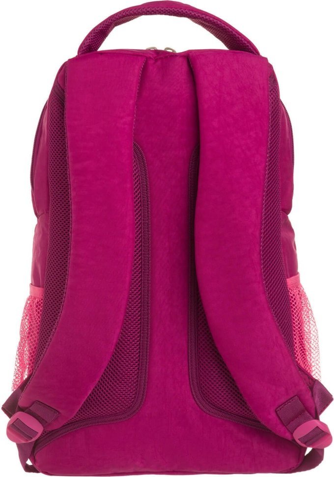 Стильный школьный рюкзак для девочек из текстиля с бабочками Bagland (55726)