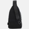 Темно-серая мужская сумка-слинг вертикального формата из текстиля Monsen (19408) - 3