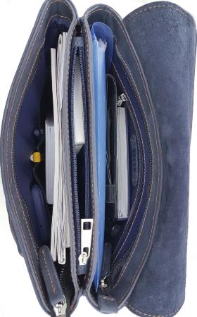 Функциональная мужская сумка планшет на три отделения под формат А4 VATTO (11768) - 2