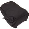 Черный повседневный текстильный рюкзак с отделом под ноутбук Vintage (20622) - 4