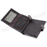 Чоловічий гаманець чорного кольору з фіксацією на кнопку KARYA (0957-45) - 7
