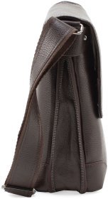 Шкіряна чоловіча сумка з клапаном KARYA (0720-39)