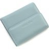 Блакитний жіночий гаманець невеликого розміру з натуральної шкіри Marco Coverna 68626 - 3