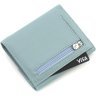 Блакитний жіночий гаманець невеликого розміру з натуральної шкіри Marco Coverna 68626 - 4