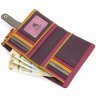 Помаранчевий жіночий гаманець з натуральної шкіри високої якості з ефектним світлим рядком Visconti Malabu 68826 - 8