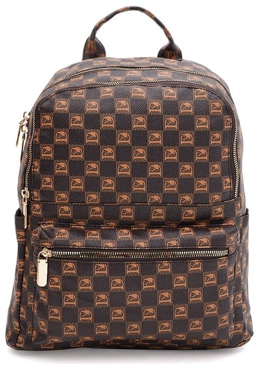 Повседневный женский рюкзак из экокожи Monsen 88826 Коричневый фото №1 Повседневный женский рюкзак из экокожи Monsen 88826 Коричневый modnotak фото №1