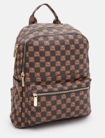 Повседневный женский рюкзак из экокожи Monsen 88826 Коричневый