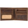 Чоловічий гаманець із вінтажної шкіри без застібки Visconti Shield 68926 - 3