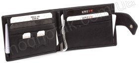 Черное мужское портмоне с зажимом для купюр KARYA (0944-45)