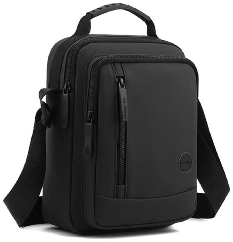 Текстильная мужской сумка барсетка с удобной ручкой для носки Confident 90727 Черная modnotak фото №1