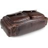 Кожаная мужская деловая сумка с креплением на ручку чемодана VINTAGE STYLE (14370) - 5