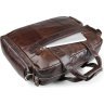 Кожаная мужская деловая сумка с креплением на ручку чемодана VINTAGE STYLE (14370) - 8