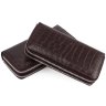 Місткий гаманець з фактурної коричневої шкіри KARYA (1134-57) - 3