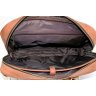 Мужская сумка под ноутбук до 16 дюймов из натуральной кожи рыжего цвета TARWA (19865) - 7