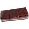 Мужской клатч коричневого цвета из кожи кроко Vip Collection 102627 modnotak фото - 4