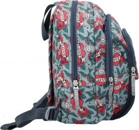 Небольшой текстильный рюкзак с принтом Bagland (52727)