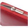 Женский кошелек на молнии из гладкой натуральной итальянской кожи Tony Perotti 103327 красного цвета modnotak фото - 5
