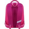 Малиновий шкільний рюкзак для дівчаток із текстилю Bagland (53827) - 3