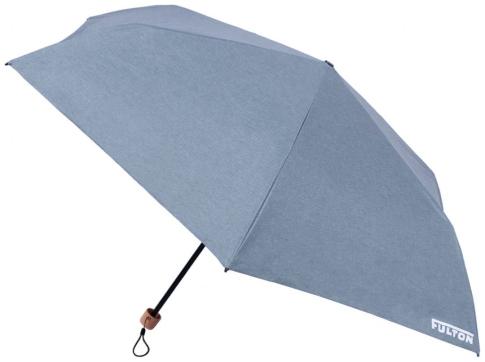 Зонт женский Fulton L924-040065 Parasoleil-2 UV Blue Chambray (Однотонный синий) 94327 modnotak фото №1