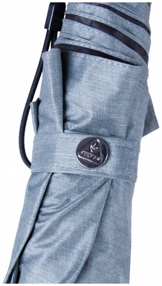 Зонт женский Fulton L924-040065 Parasoleil-2 UV Blue Chambray (Однотонный синий) 94327 modnotak фото №12