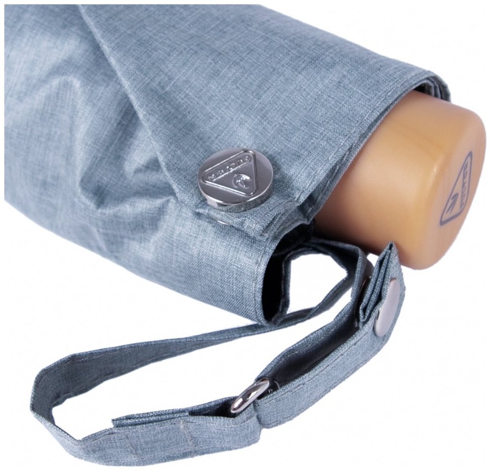 Зонт женский Fulton L924-040065 Parasoleil-2 UV Blue Chambray (Однотонный синий) 94327 modnotak фото №13