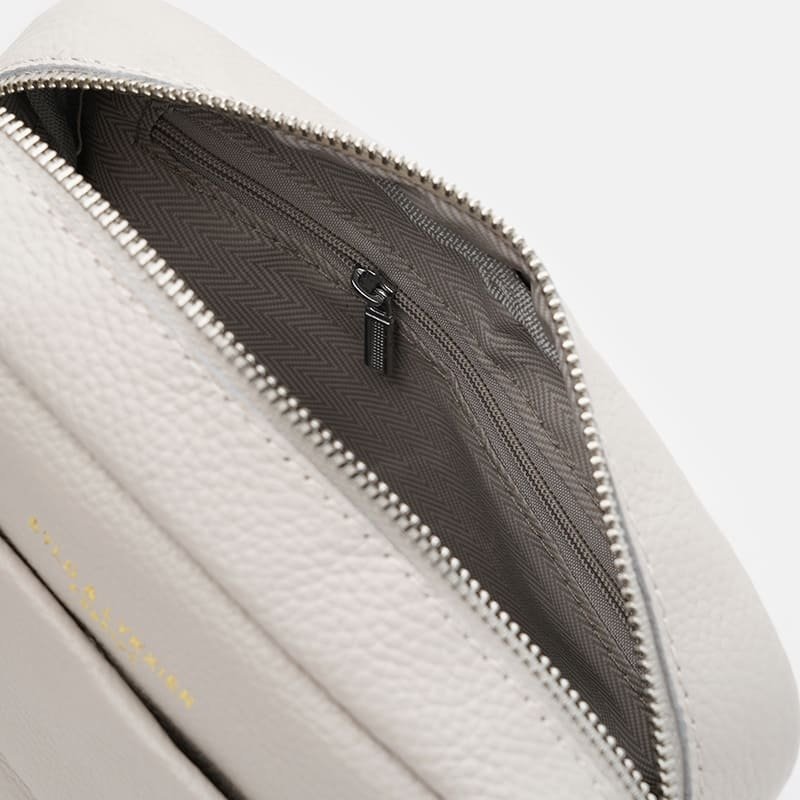 Повседневная кроссбоди сумка для женщин из натуральной кожи через плечо Borsa Leather 104527 белого цвета фото №5 Повседневная кроссбоди сумка для женщин из натуральной кожи через плечо Borsa Leather 104527 белого цвета modnotak фото №5